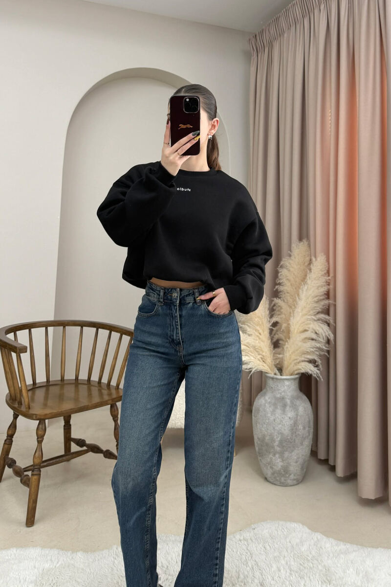 BLUZE ME SHKRIM STUDIO DHE BEL ELASTIK PER FEMRA NE NGJYRE TE ZEZE - 1