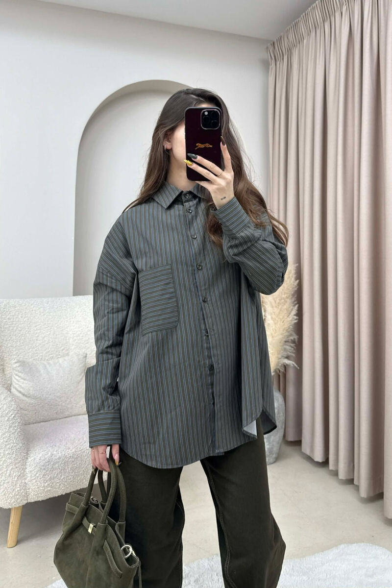 BLUZE ME VIJA DHE XHEP PER FEMRA NE NGJYRE JESHILE TE ERRET - 2