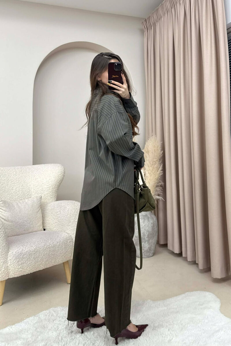 BLUZE ME VIJA DHE XHEP PER FEMRA NE NGJYRE JESHILE TE ERRET - 3