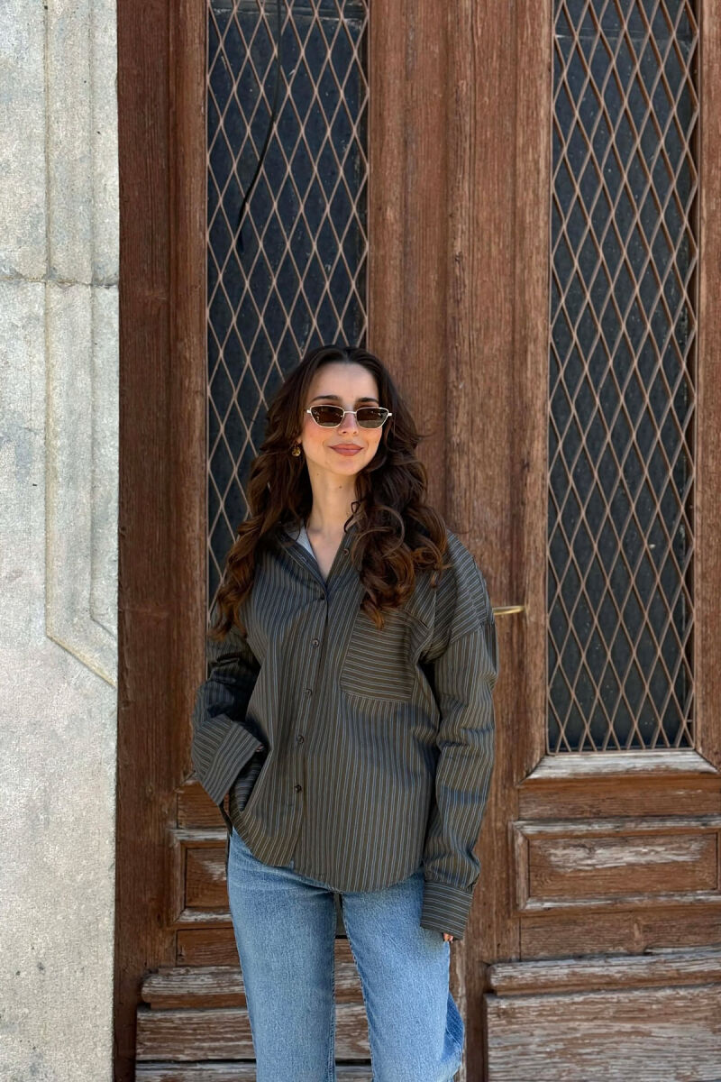 BLUZE ME VIJA DHE XHEP PER FEMRA NE NGJYRE JESHILE TE ERRET - 1