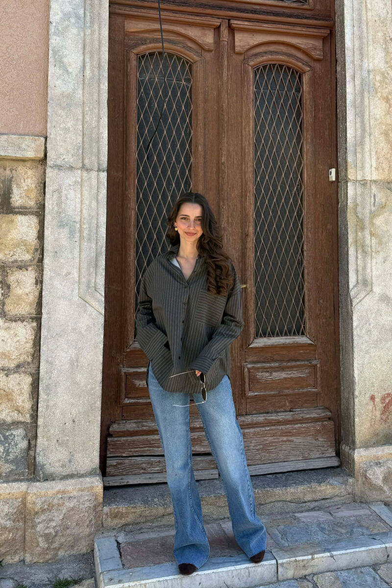 BLUZE ME VIJA DHE XHEP PER FEMRA NE NGJYRE JESHILE TE ERRET - 6