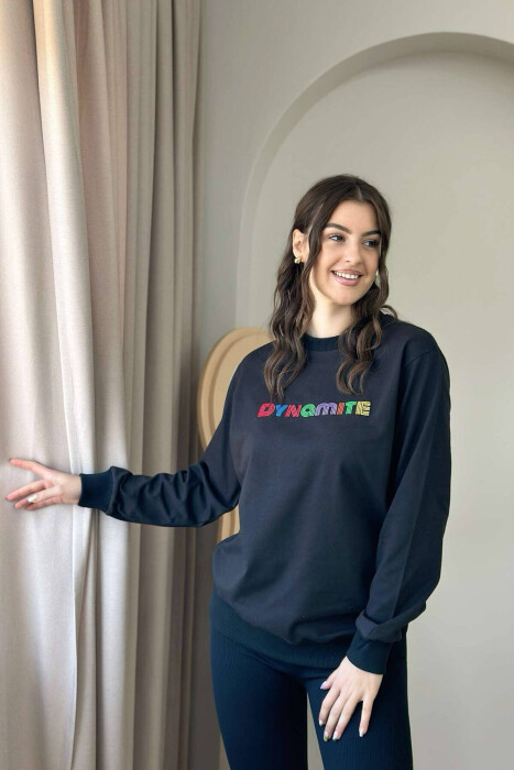 BLUZË NJË NGJYRËSHE PËR FEMRA NË NGJYRË TË ZEZË - 3