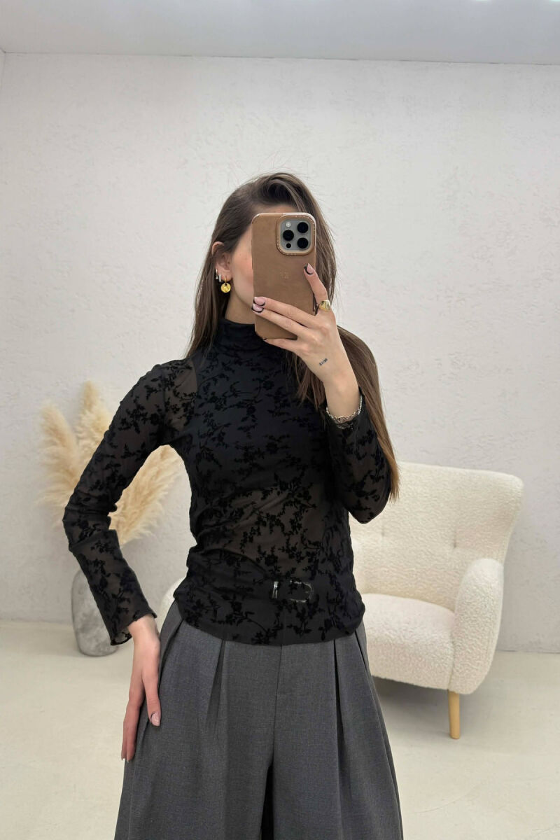 BLUZE TYL PER FEMRA NE NGJYRE TE ZEZE - 2