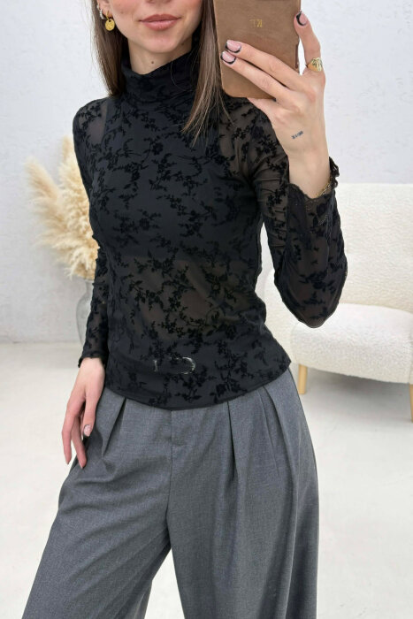 BLUZE TYL PER FEMRA NE NGJYRE TE ZEZE - 4