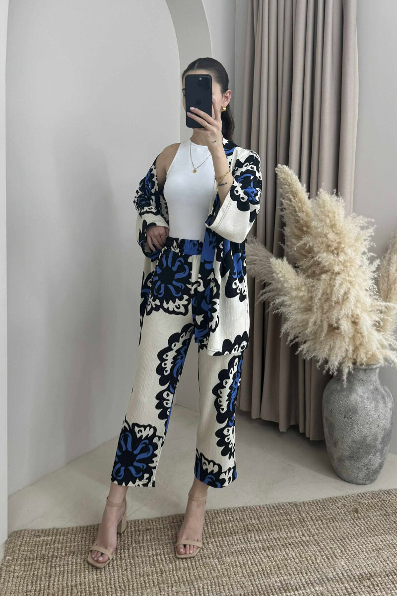 BOHO STYLE WOMEN SET BLUE/BLU - 1