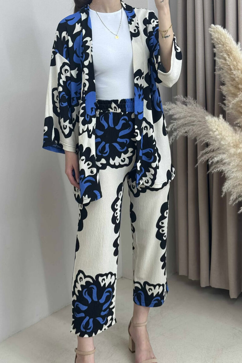 BOHO STYLE WOMEN SET BLUE/BLU - 2