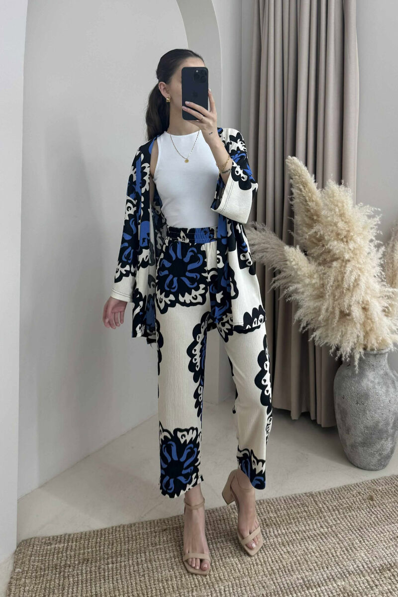 BOHO STYLE WOMEN SET BLUE/BLU - 4