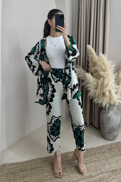 BOHO STYLE WOMEN SET GREEN/JESHILE 