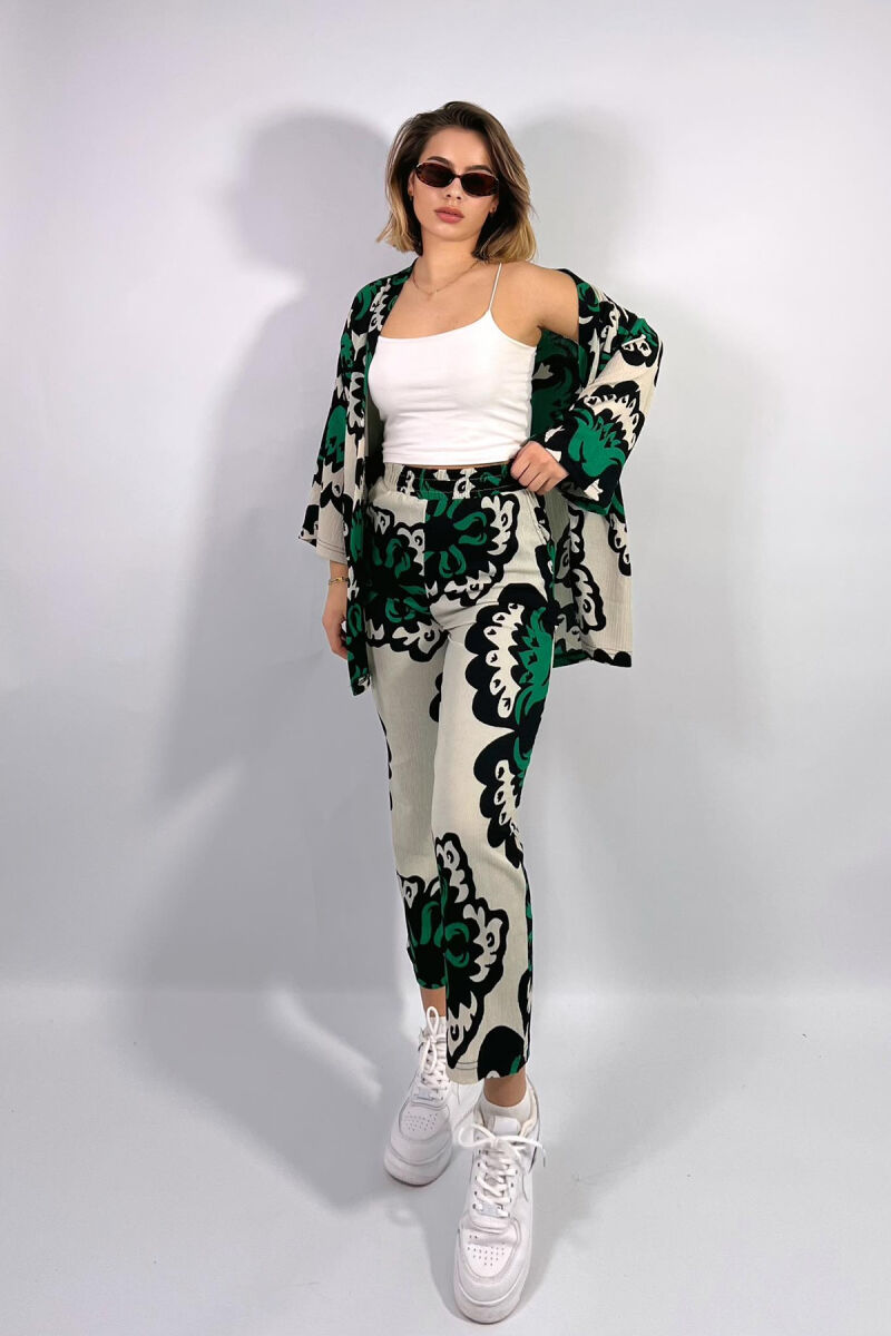 BOHO STYLE WOMEN SET GREEN/JESHILE - 6
