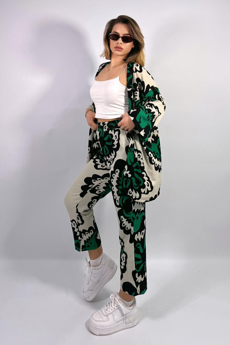 BOHO STYLE WOMEN SET GREEN/JESHILE - 7
