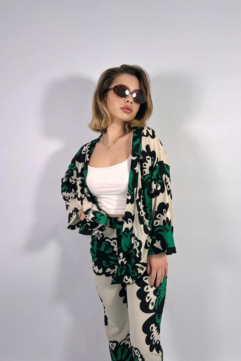 BOHO STYLE WOMEN SET GREEN/JESHILE - 9