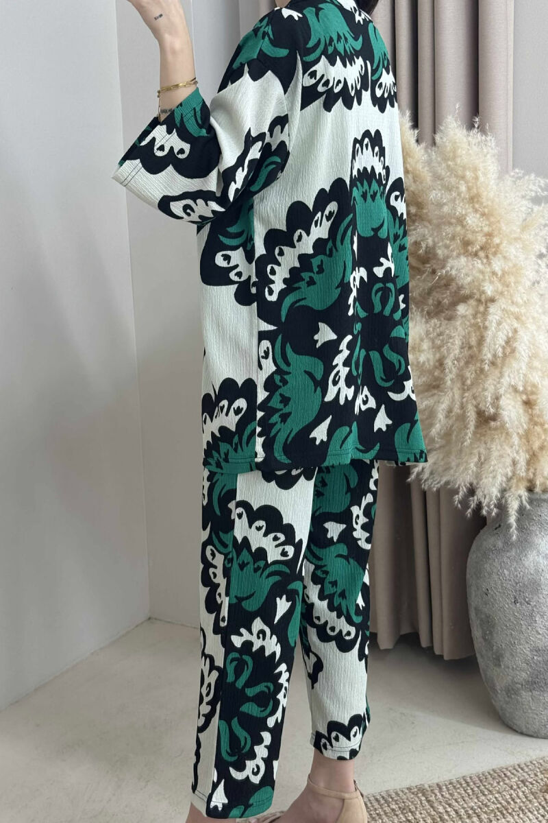 BOHO STYLE WOMEN SET GREEN/JESHILE - 5