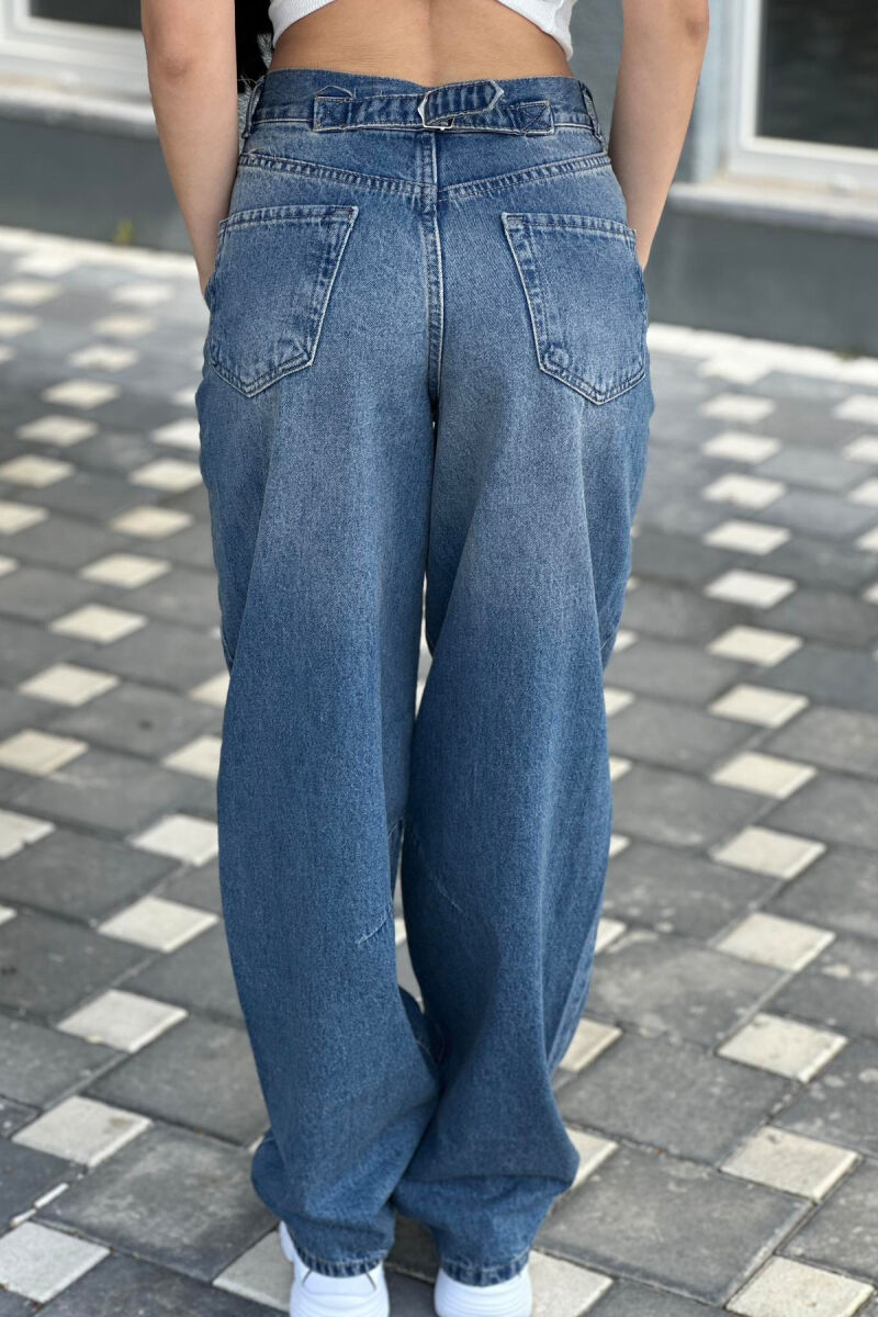 BOYFRIEND STYLE WOMAN JEANS BLUE/BLU - 6