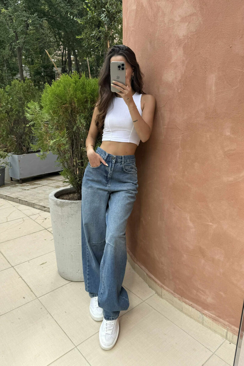 BOYFRIEND STYLE WOMAN JEANS LIGHTBLUE/BZ - 2