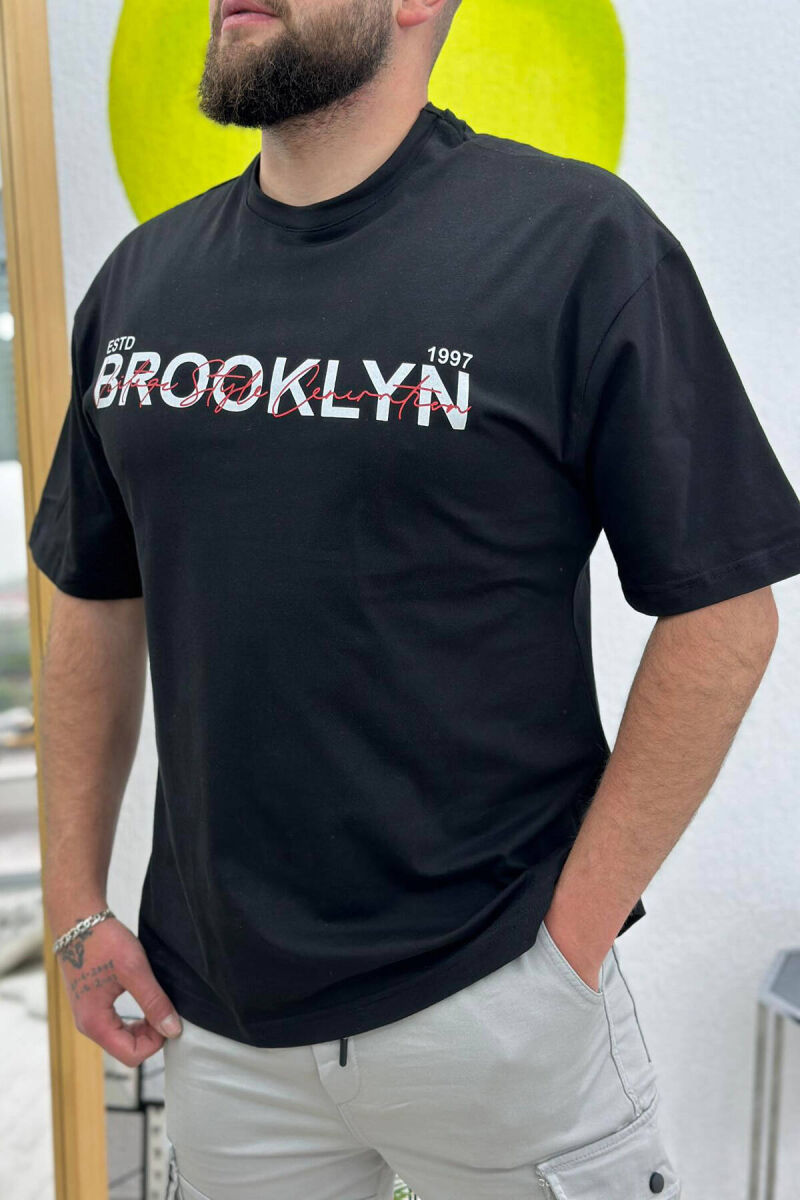 BROOKLYN WRITTINGS MEN TSHIRT BLACK/ E ZEZE - 3