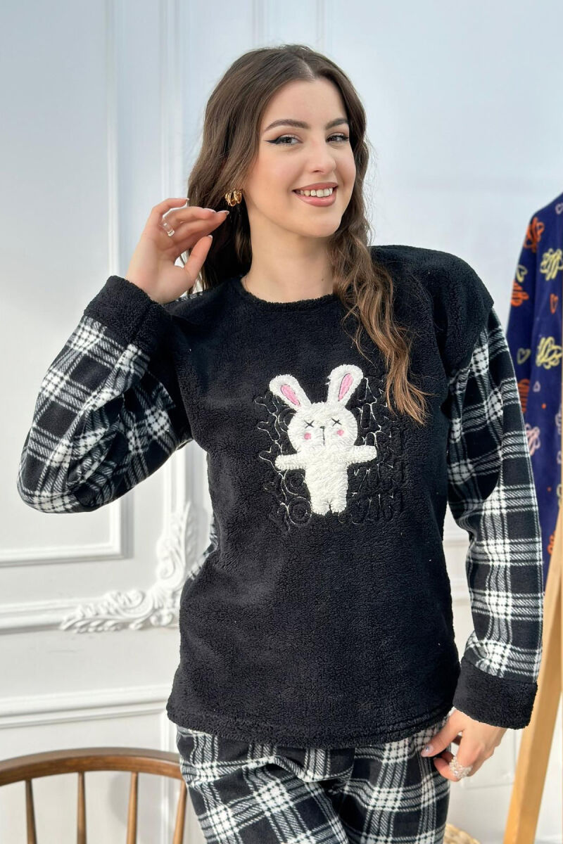 BUNNY WOMEN PYJAMAS BLACK/ E ZEZE - 3