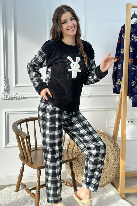 BUNNY WOMEN PYJAMAS IN BLACK COLOR - 2