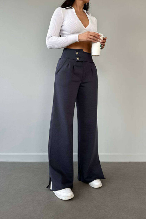 BUTTINS COTTON ON COLOR WOMAN SWEATPANTS DARK GREY/GEE 