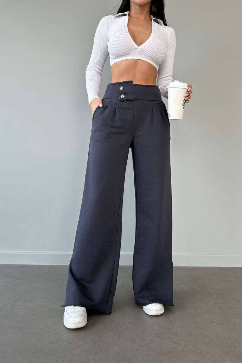BUTTINS COTTON ON COLOR WOMAN SWEATPANTS DARK GREY/GEE - 2