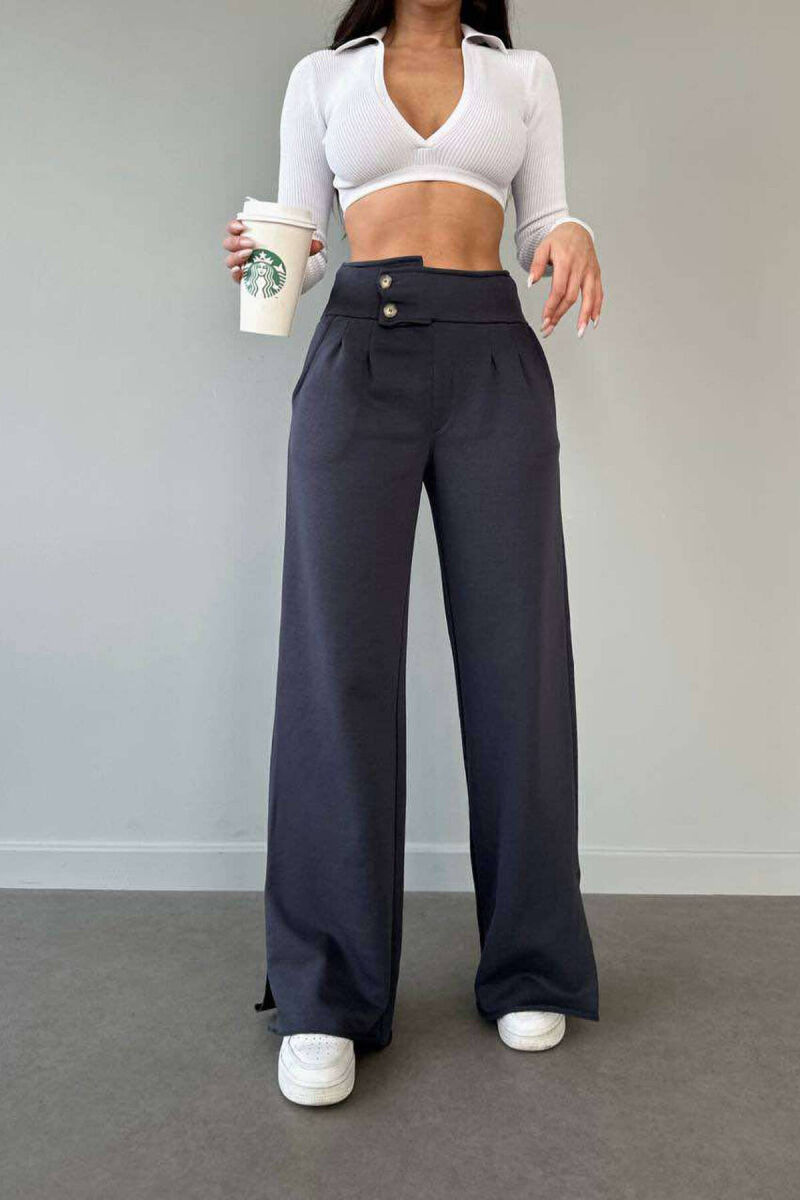 BUTTINS COTTON ON COLOR WOMAN SWEATPANTS DARK GREY/GEE - 4