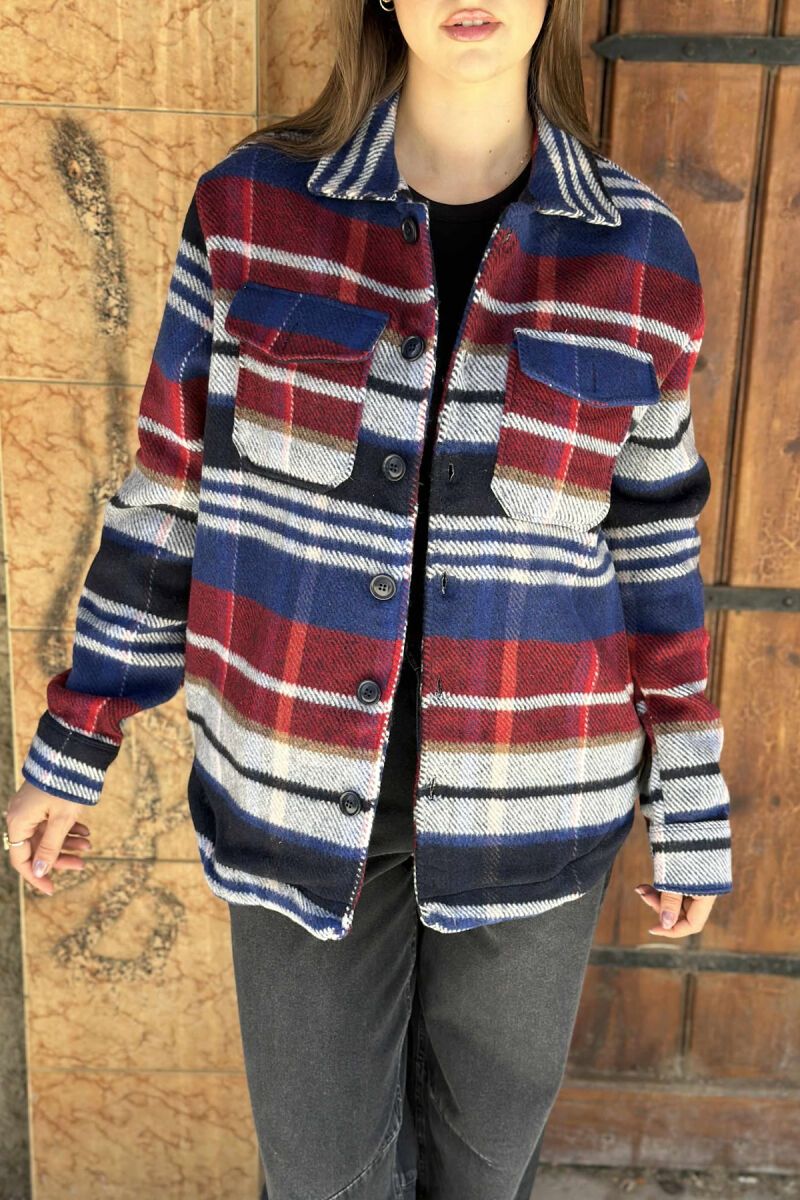 BUTTONED POCKETS DETAILS WOMEN JACKET MULTIPLE/SHNGJ - 2