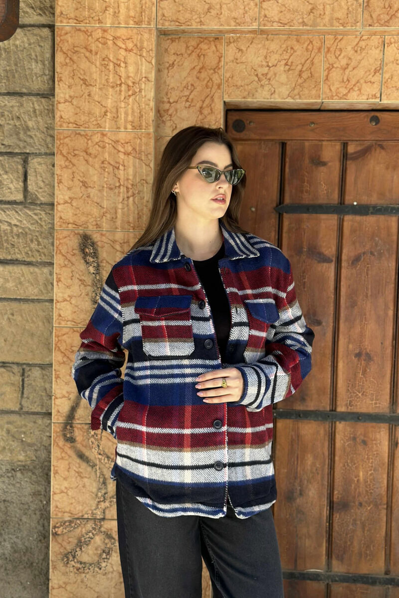 BUTTONED POCKETS DETAILS WOMEN JACKET MULTIPLE/SHNGJ - 4