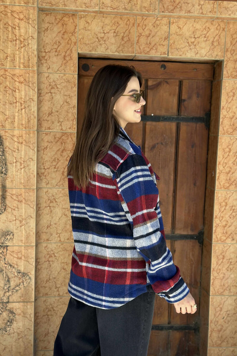 BUTTONED POCKETS DETAILS WOMEN JACKET MULTIPLE/SHNGJ - 5