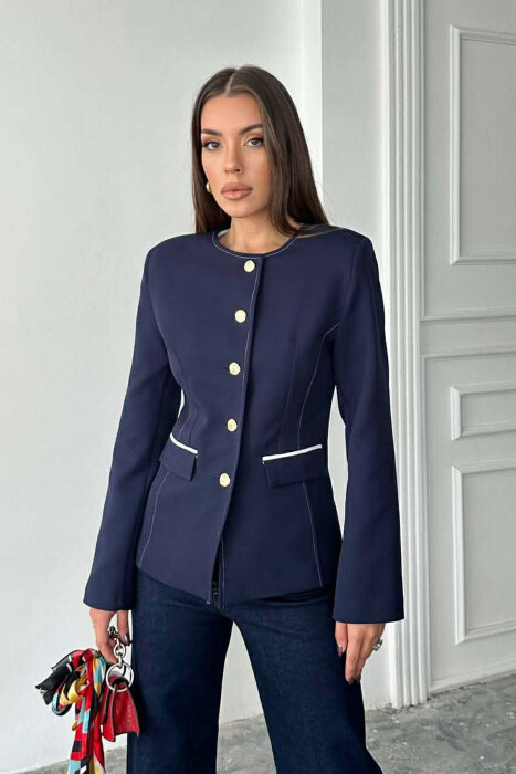 XHAKETE ME KOPSA PER FEMRA NE NGJYRE BLU - KLAUDIO FASHION