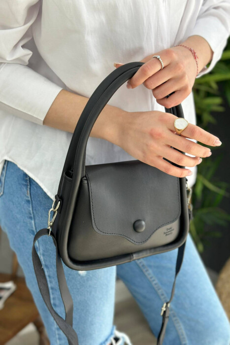 BUTTONS WOMAN BAG BLACK/ E ZEZE 