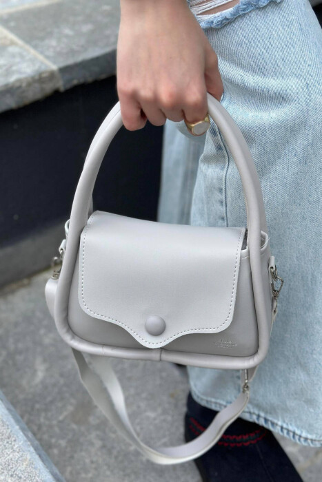 BUTTONS WOMAN BAG GREY/GRI 