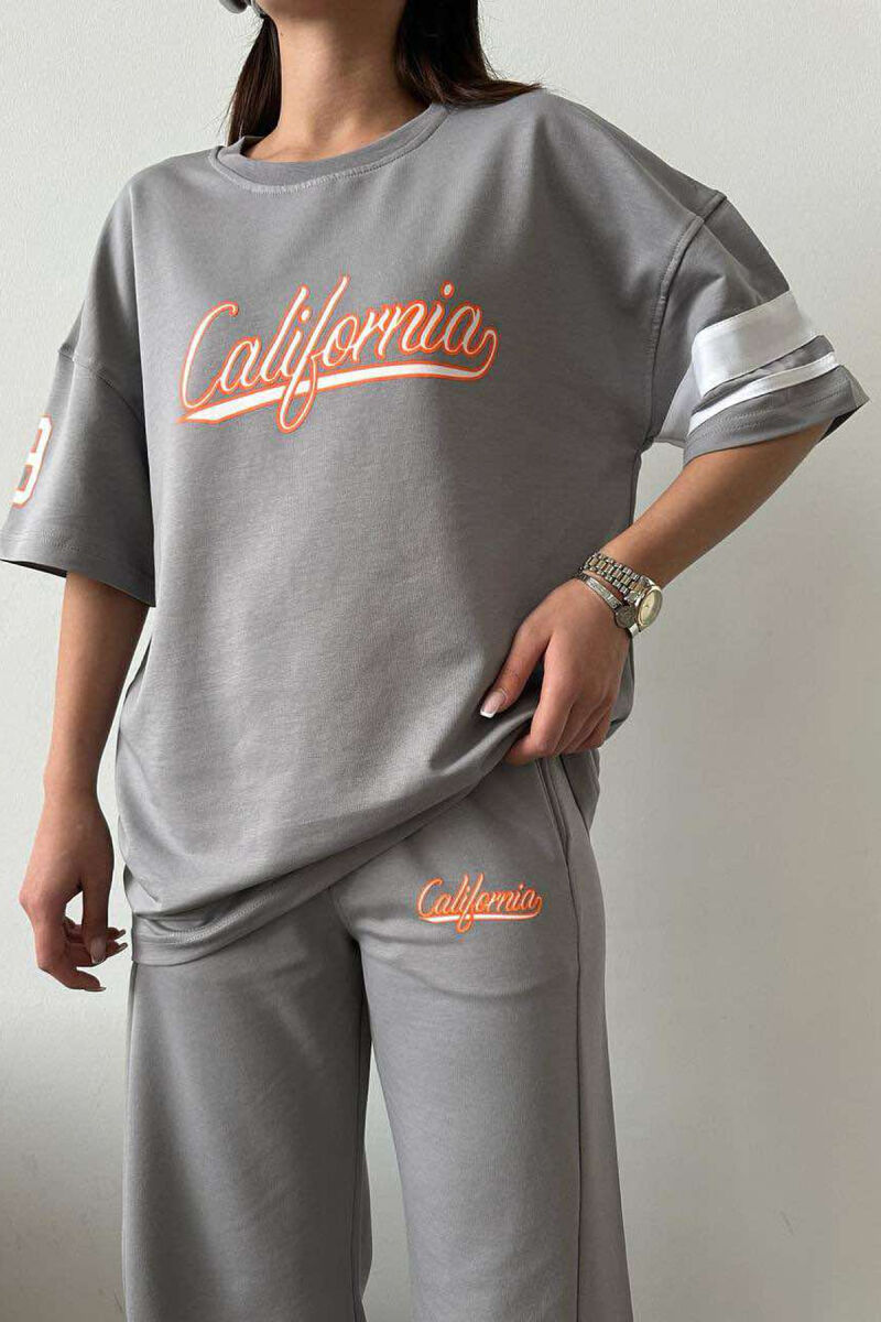 CALIFORNIA COTTON WOMAN SET LIGHT GREY/GZ - 7