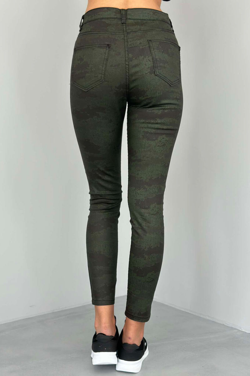 CAMOUFLAGE WOMEN JEANS DARK GREEN/JEE - 2