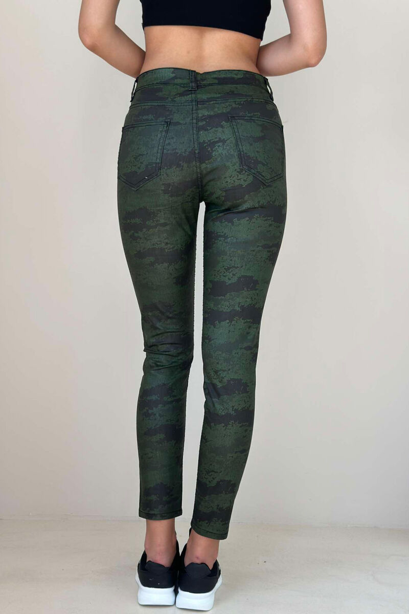 CAMOUFLAGE WOMEN JEANS GREEN/JESHILE - 4