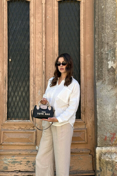 CANTE E VOGEL ME SHKRIM PARA PER FEMRA NE NGJYRE BEZHE DHE TE ZEZE - 4