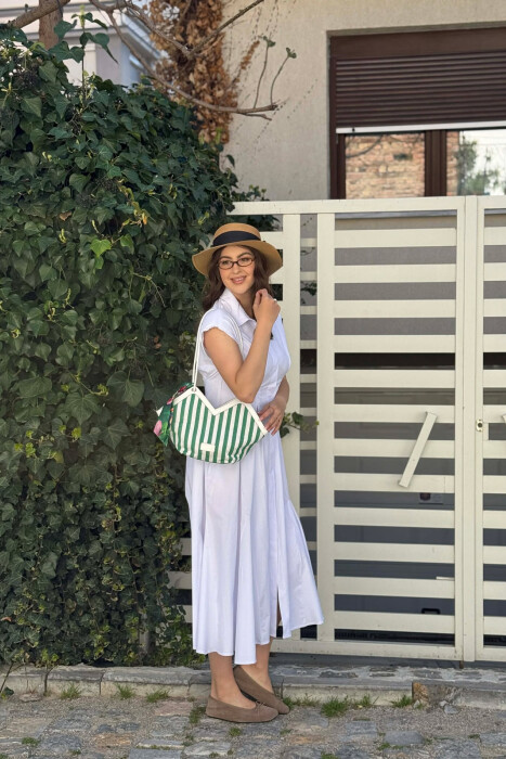 CANTE ME DIZAJN TE NDRYSHEM PER FEMRA NE NGJYRE TE BARDHE + JESHILE - 3