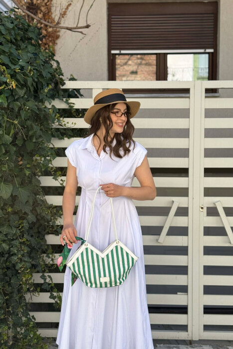 CANTE ME DIZAJN TE NDRYSHEM PER FEMRA NE NGJYRE TE BARDHE + JESHILE - 4