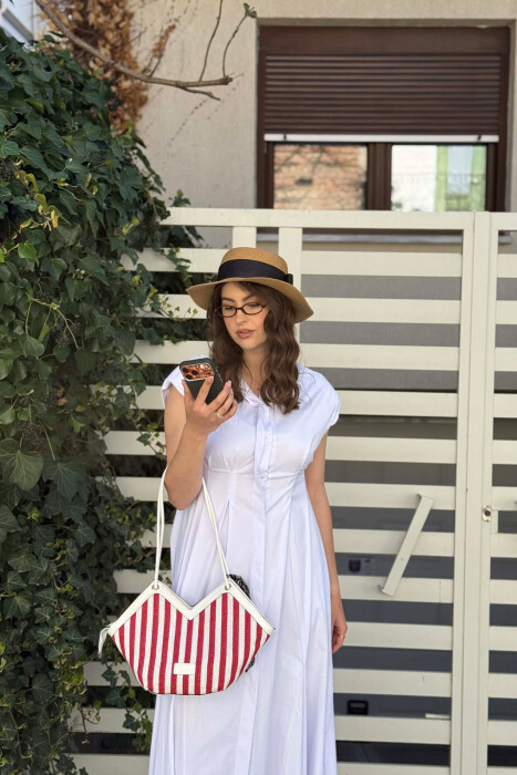 CANTE ME DIZAJN TE NDRYSHEM PER FEMRA NE NGJYRE TE BARDHE + TE KUQE - 3