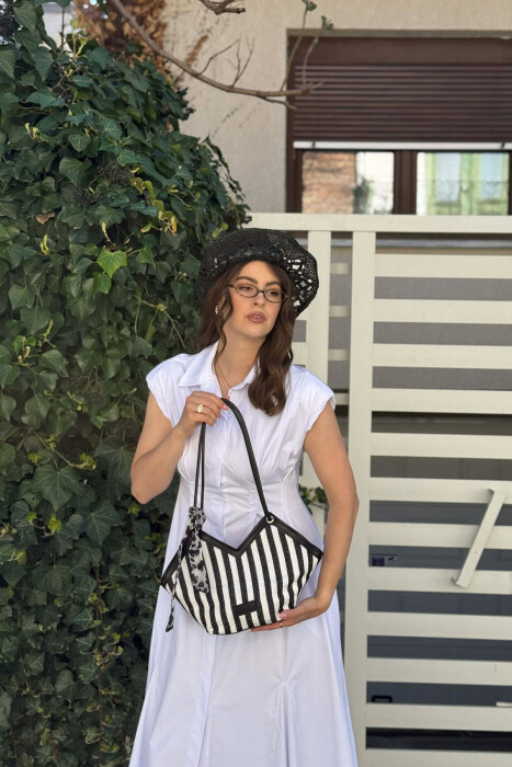 CANTE ME DIZAJN TE NDRYSHEM PER FEMRA NE NGJYRE TE BARDHE + TE ZEZE - 4