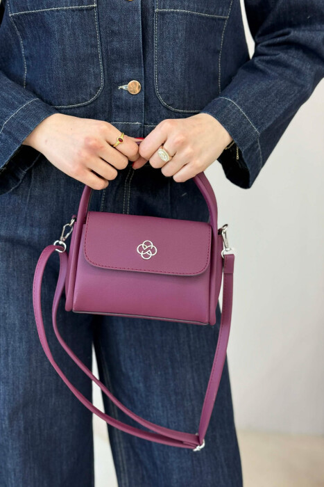 ÇANTE NJE NGJYRESHE LEKURE PER FEMRA NE NGJYRE LEJLA - 3