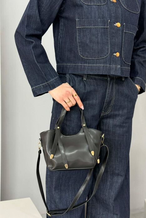 ÇANTE NJE NGJYRESHE LEKURE PER FEMRA NE NGJYRE TE ZEZE - 4