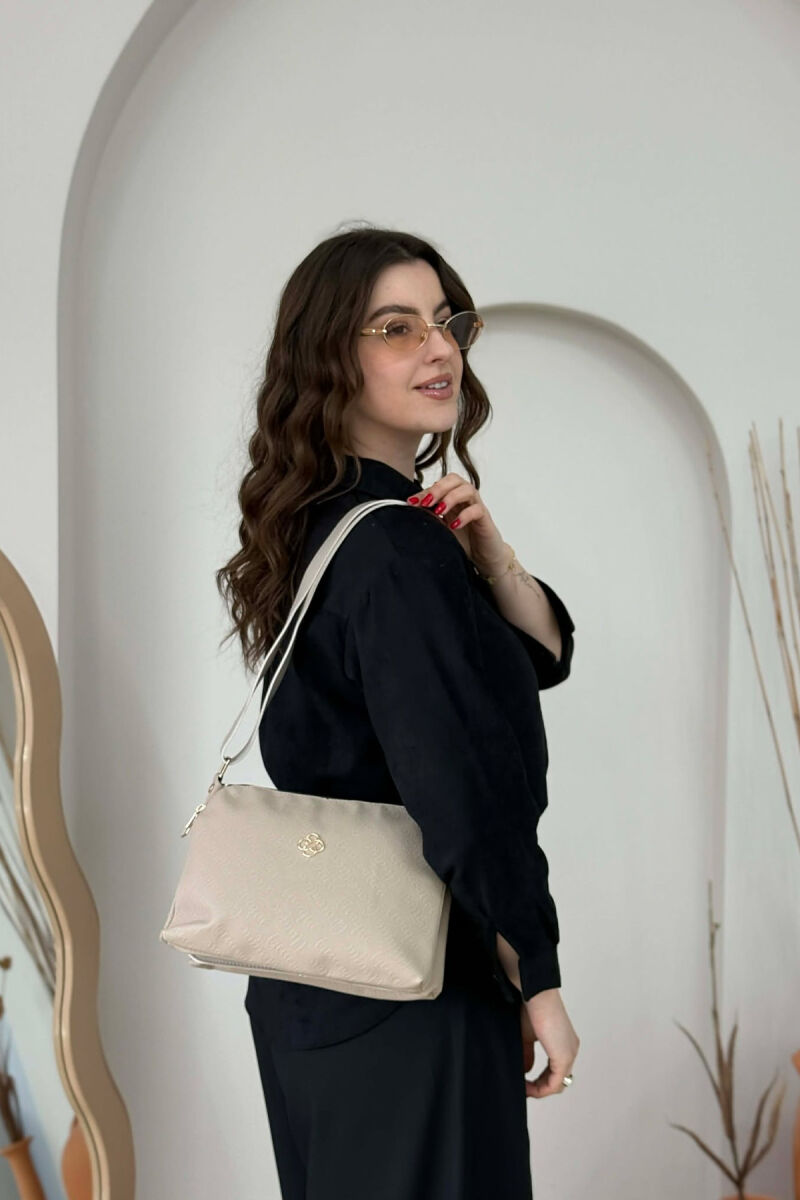 ÇANTE NJE NGJYRESHE ME ZINXHIR PER FEMRA NE NGJYRE BEZHE TE ERRET - 6