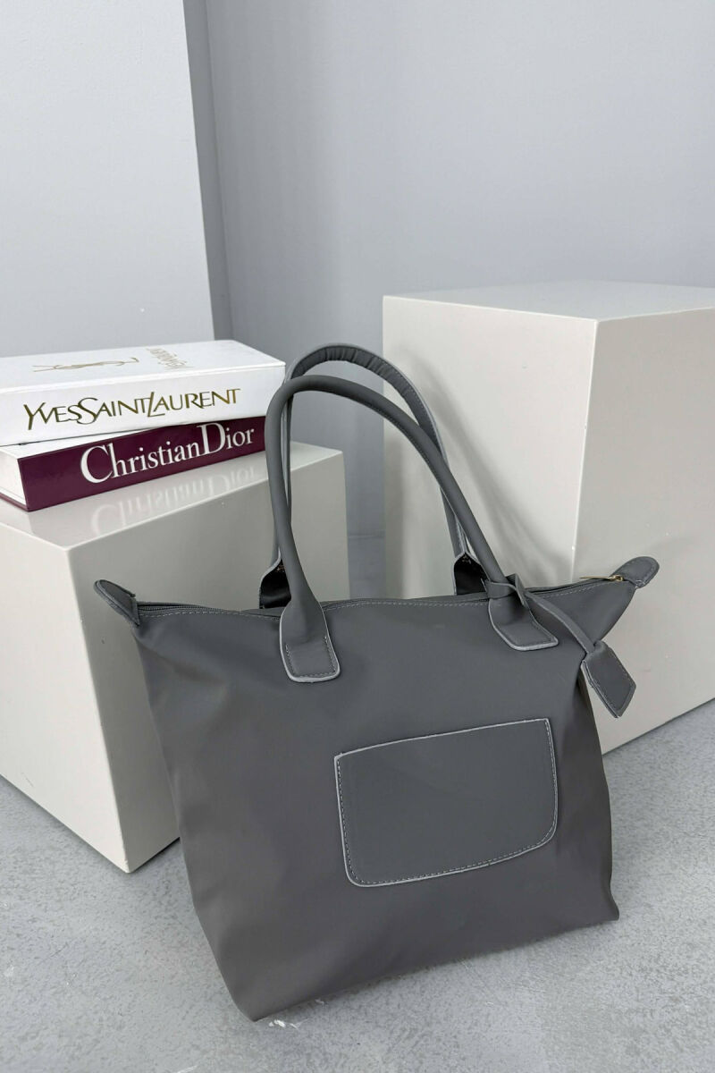 ÇANTE NJE NGJYRESHE ME ZINXHIR PER FEMRA NE NGJYRE GRI TE ERRET - 6