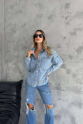 CHIC DENIM WOMEN JACKET LIGHTBLUE/BZ - 3