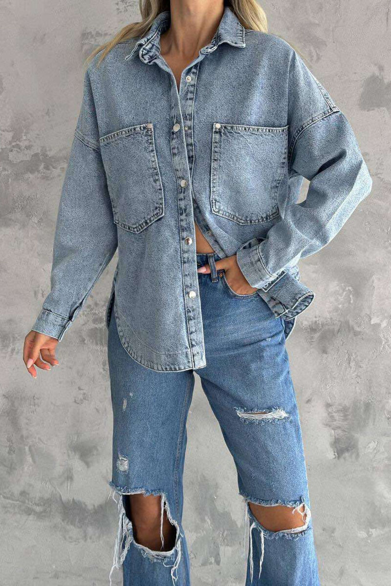 CHIC DENIM WOMEN JACKET LIGHTBLUE/BZ - 4