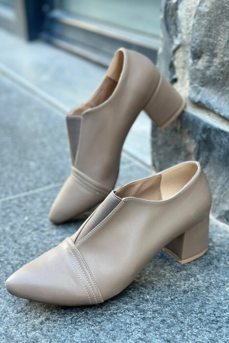 CLASSIC CLOSED WOMAN HEELS BEIGE/BEZHE - 2