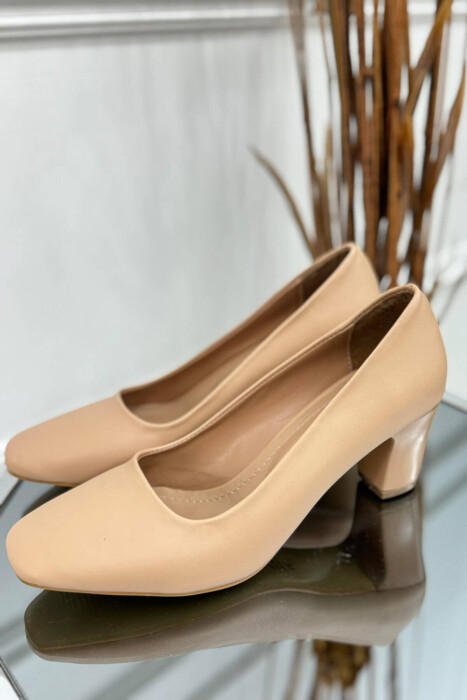 CLASSIC WOMAN HEELS BEIGE/BEZHE - 2