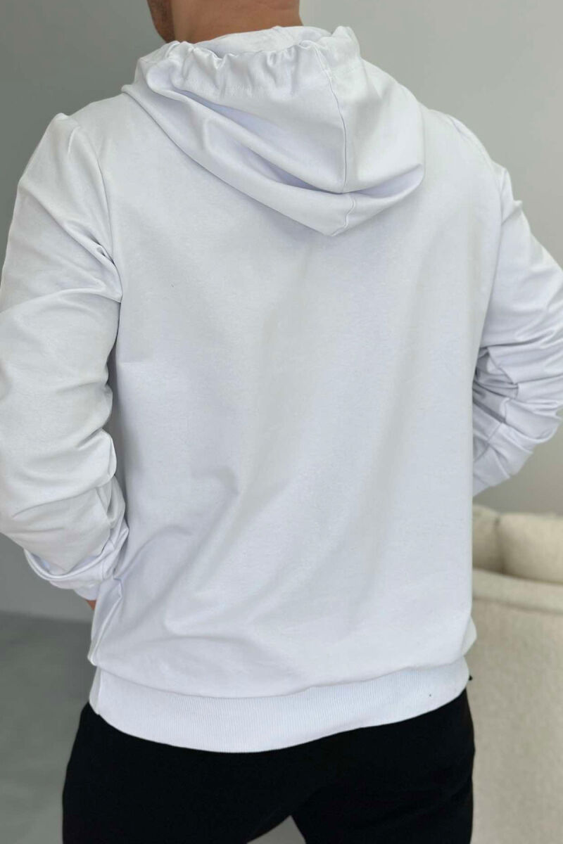 COCA COLA LOGO DESIGN MEN HOODIE WHITE-E BARDHE - 2