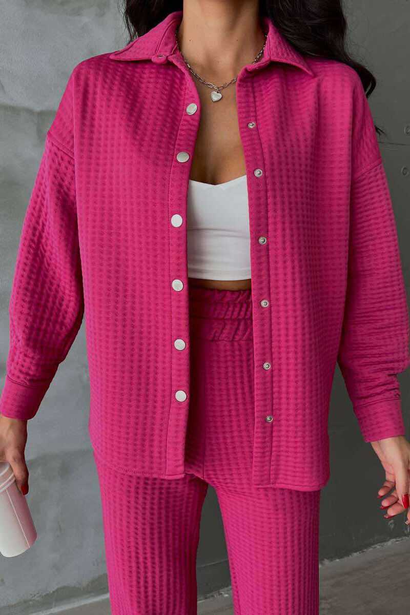 COLLAR AND BUTTON SET FOR WOMEN FUCHSIA/CIKLAMI - 4