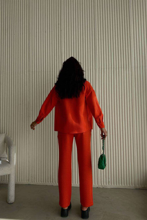 COLLAR AND BUTTON SET FOR WOMEN ORANGE/PORTOKALLI - 2