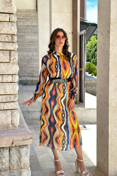 FUSTAN SHUMËNGJYRËSH PËR FEMRA - KLAUDIO FASHION